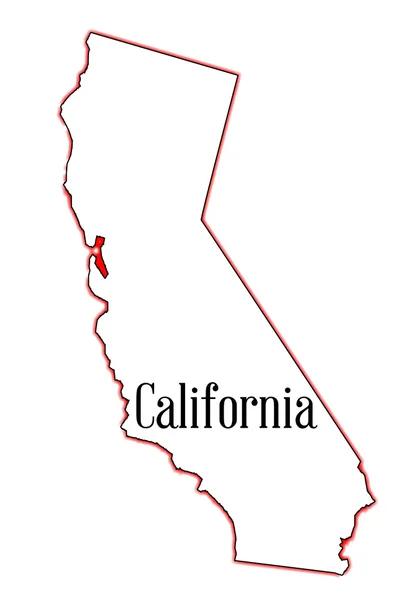 Californië — Stockvector