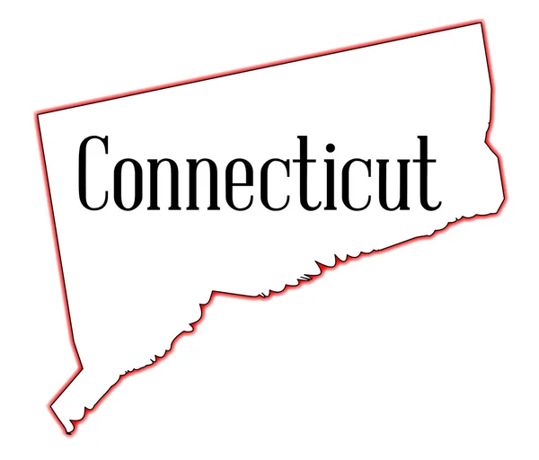 Connecticut — Vettoriale Stock