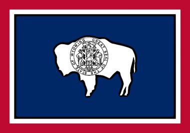 Wyoming eyalet bayrağı
