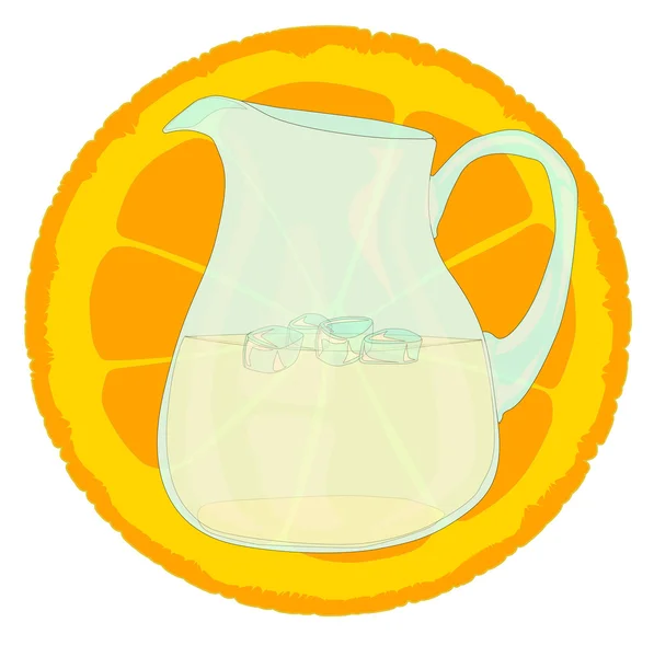 Orangeade cool — Image vectorielle