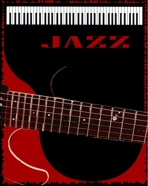 Jazzclub-Plakat — Stockvektor