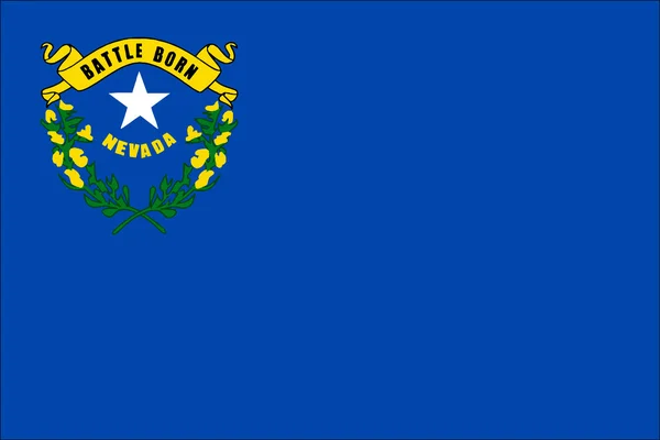 Nevada State Flag — Stock Vector