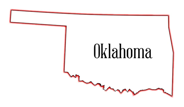 Oklahoma — Stockový vektor