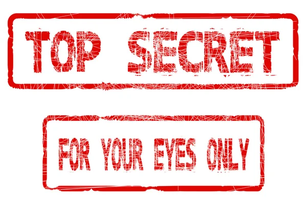 Top Secret pour vos yeux seulement — Image vectorielle