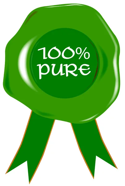 100 Percent Pure — Stock Vector
