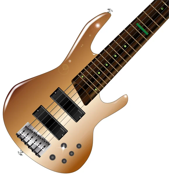 Moderna basgitarr — Stock vektor