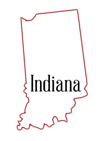 Indiana — Stock Vector