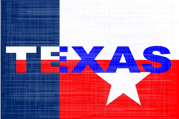 L'état du Texas Grunge Contexte — Image vectorielle