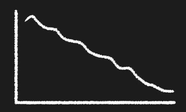 Diminuzione — Vettoriale Stock