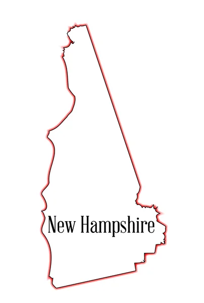 New Hampshire — Archivo Imágenes Vectoriales