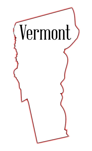 Vermont — Vettoriale Stock