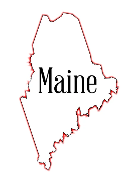 Maine — Stock Vector