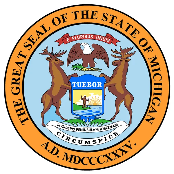 Michigan State Seal — Wektor stockowy