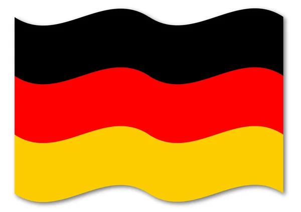 German Flag — Stock Vector