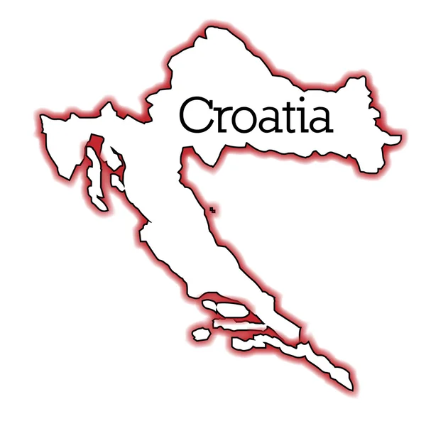 クロアチア — ストックベクタ