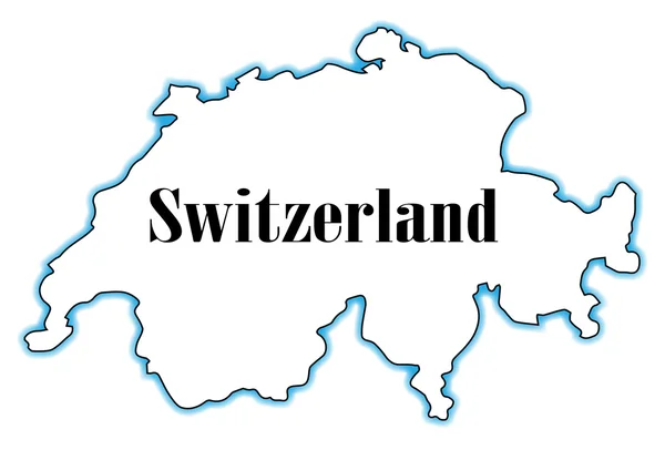 Schweiz — Stockvektor