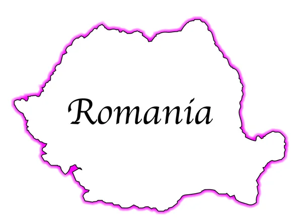 Romania — Vettoriale Stock