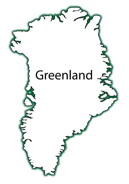 Grönland — Stok Vektör