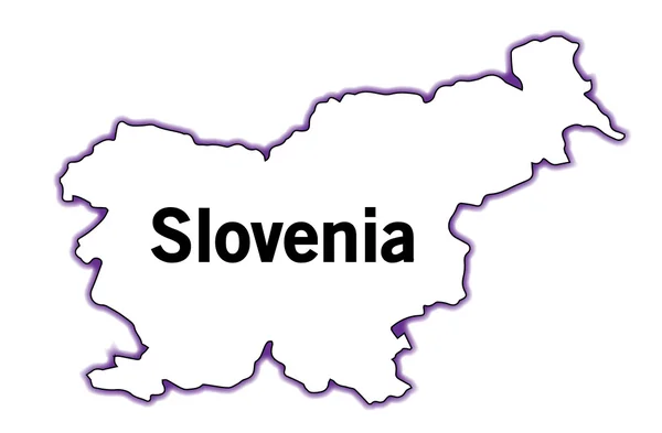 Szlovénia — Stock Vector