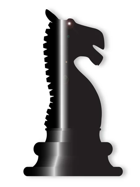 Cavaleiro de xadrez — Vetor de Stock