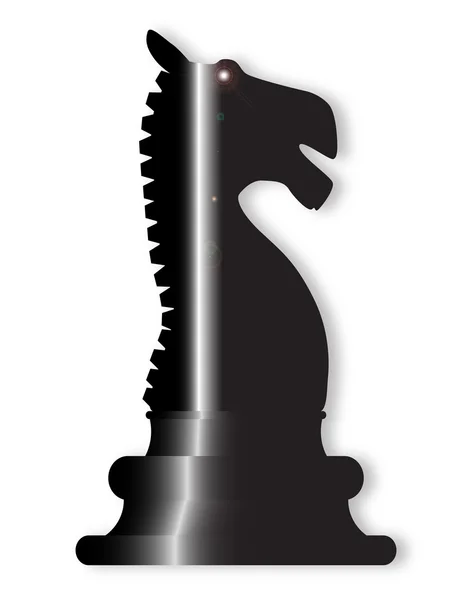 Chess Knight — Stock Vector