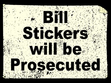 Bill Stickers clipart