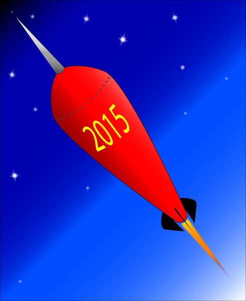 2015 Rocket — Stock Vector