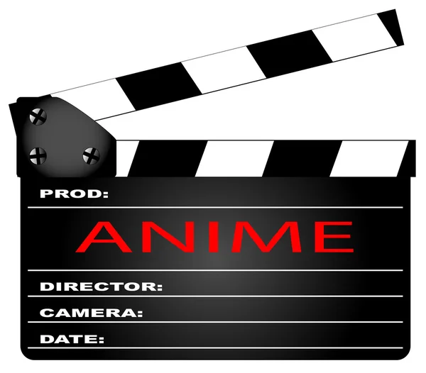 Animi FILMKLAPPA — Stock vektor