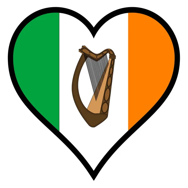 Love Ireland — Stock Vector