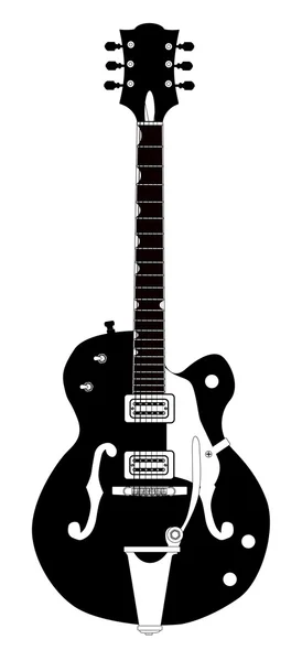 Guitarra country — Vector de stock