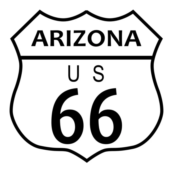 Route 66 Arizona — Stockvector