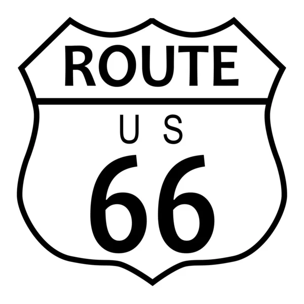 Route 66 Kansas — Stock Vector