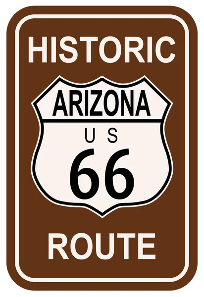 Arizona historische Route 66 — Stockvector