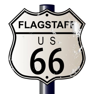 Flagstaff rota 66 işareti