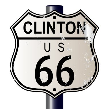 Clinton rota 66 işareti