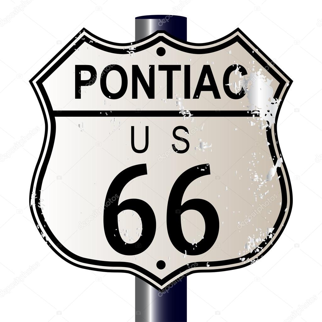 Pontiac Route 66 Sign