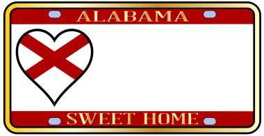 Alabama Eyalet plaka