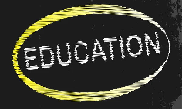 Educație Blackboard — Vector de stoc