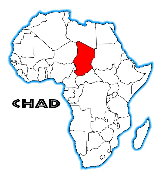 Чад — стоковий вектор