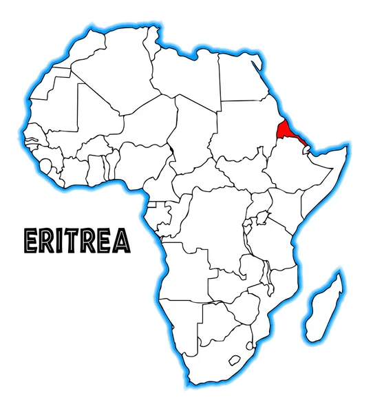 Eritrea — Stock vektor
