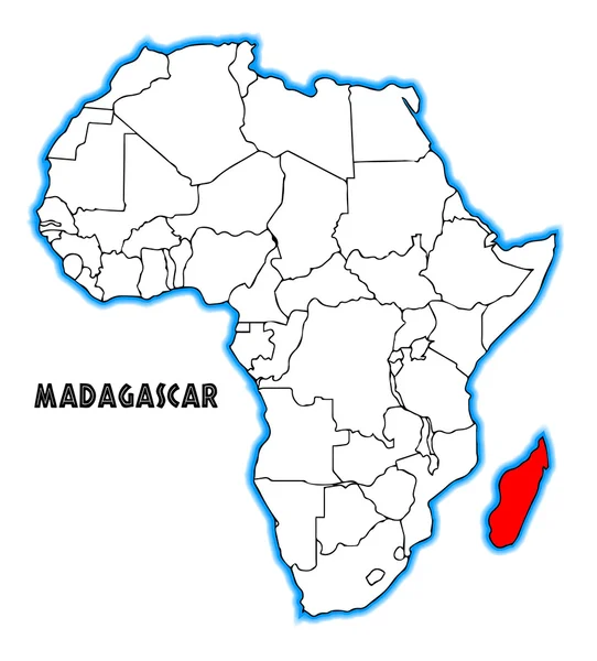 Madagascar — Image vectorielle