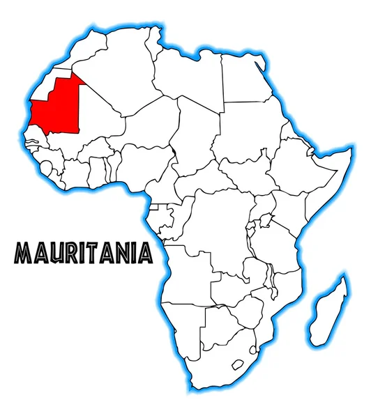 Мавританія — стоковий вектор