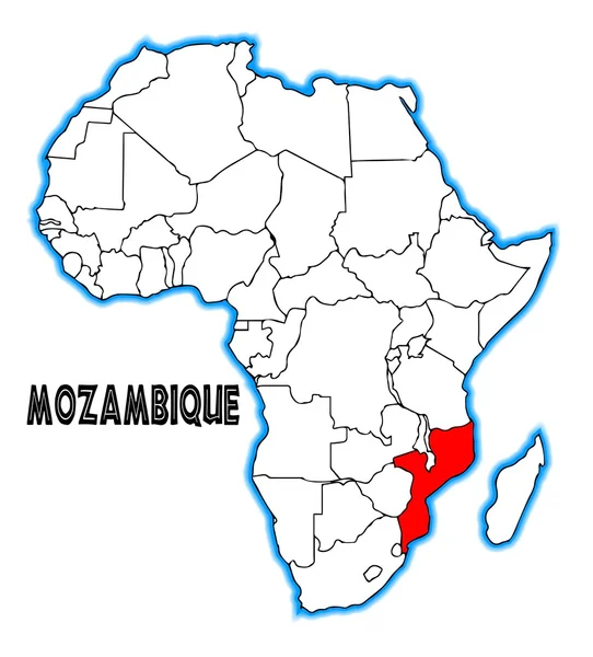 Мозамбік — стоковий вектор