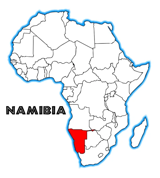 Namibie — Image vectorielle