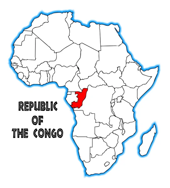 République du Congo — Image vectorielle