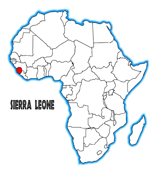 Sierra leone — Stok Vektör