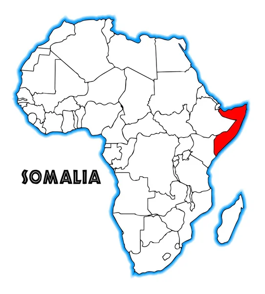 Somalie — Image vectorielle