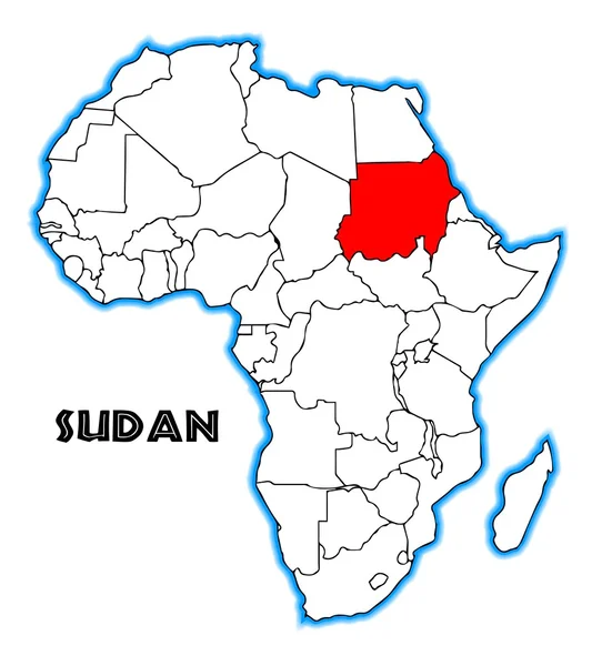 Sudan — Stok Vektör