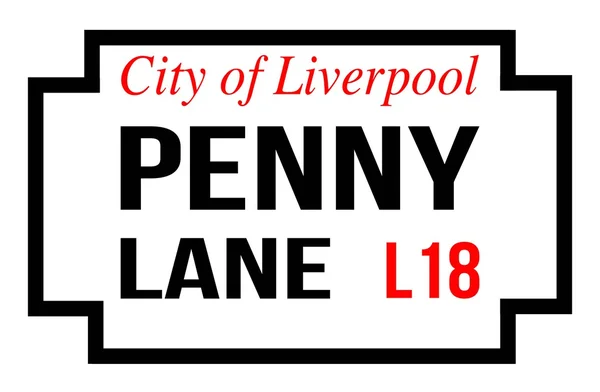 Penny Lane — Stok Vektör