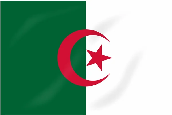 Bandiera Algeria — Vettoriale Stock